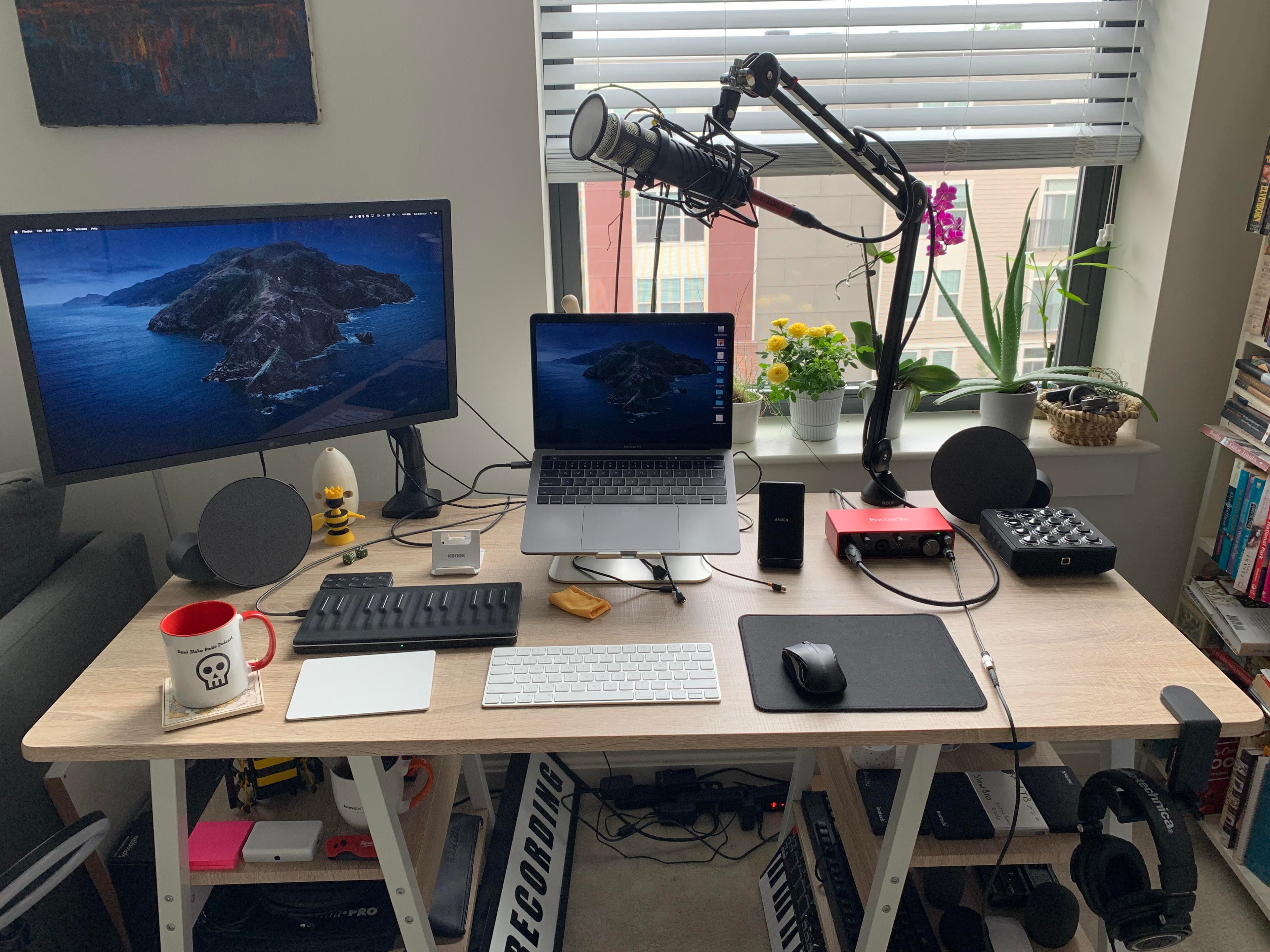 Mesa de edición de audio y video